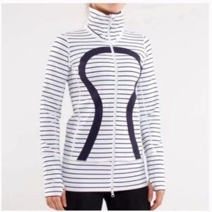 Lululemon Define Jacket in Navy/White Color.